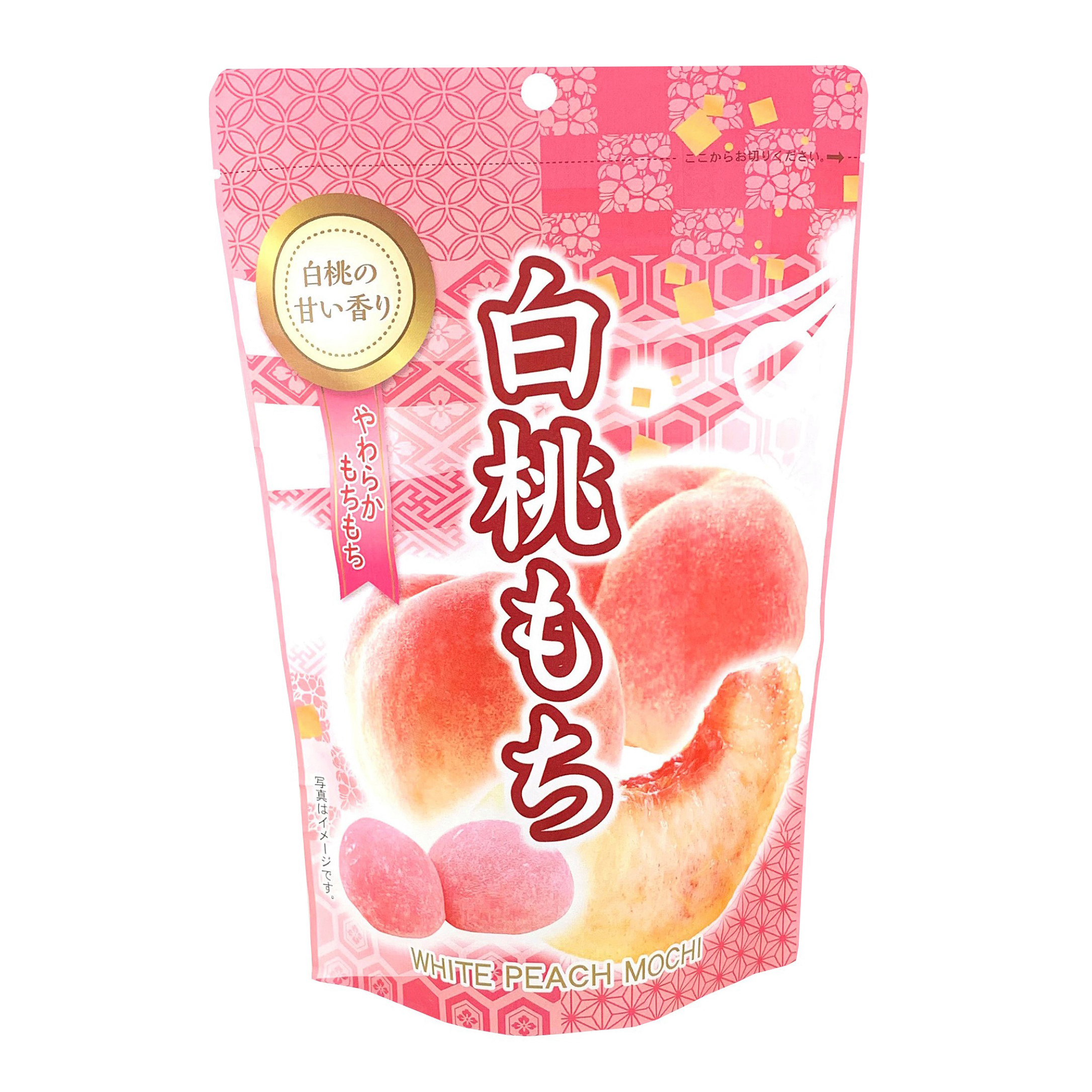 SEIKI HAKUTO WHITE PEACH MOCHI STAND PACK 4/12/4.23 OZ