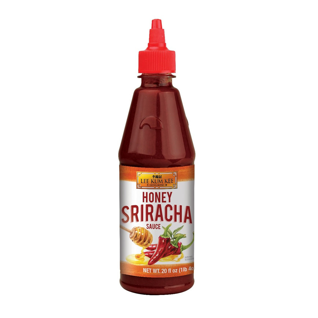 LEE KUM KEE HONEY SRIRACHA SAUCE        6/20.00 OZ
