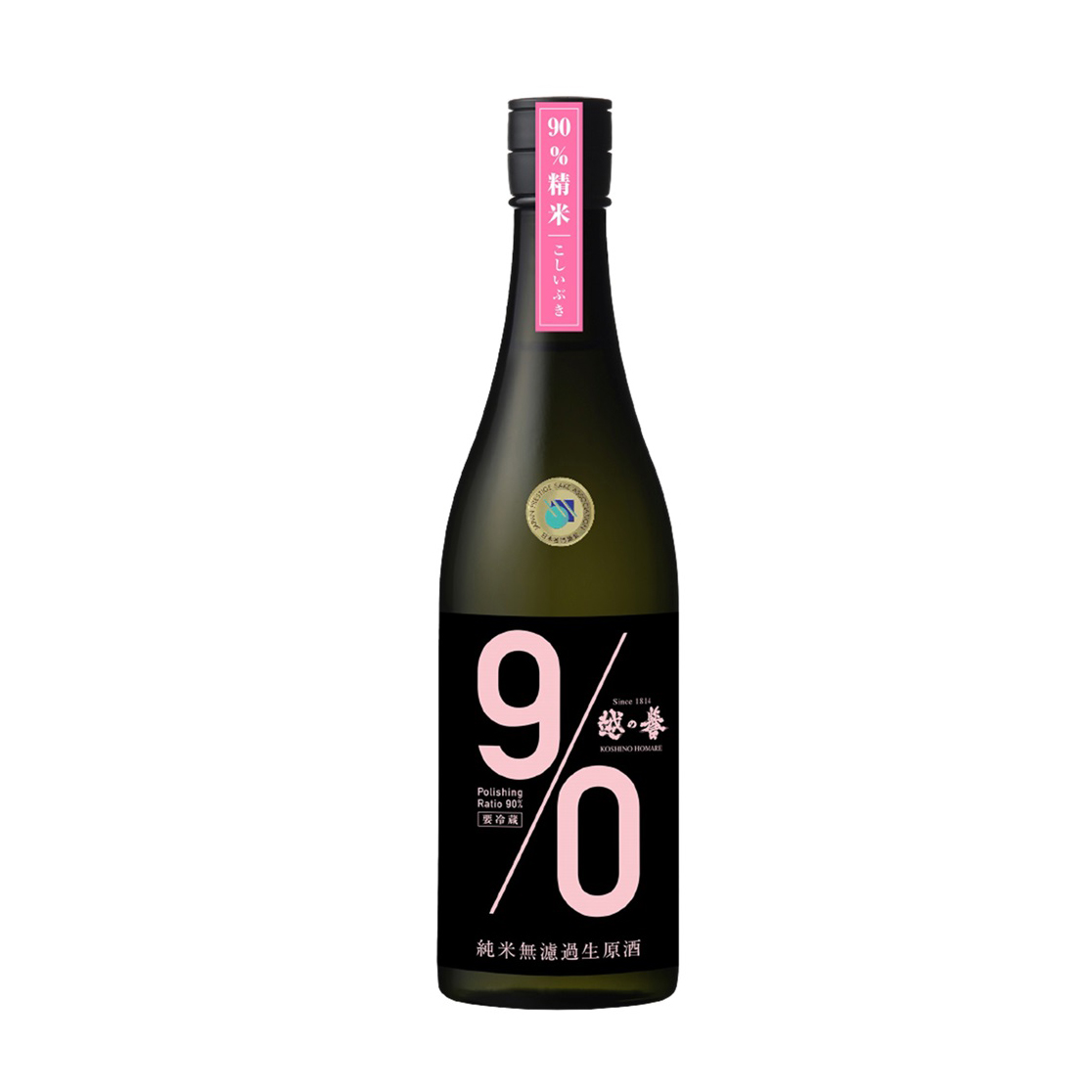 KOSHINOHOMARE 90 JUNMAI MUROKA NAMA GENSHU SAKE  12/720 ML