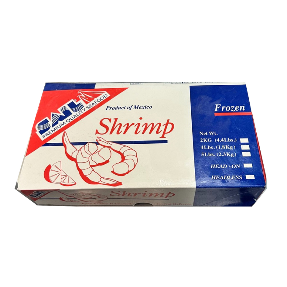 SAIL WHT SHRIMP HLSO 21-25 FRM MEX 10/5#