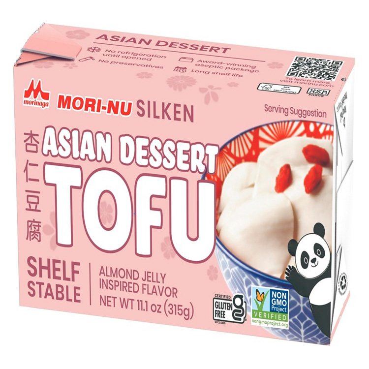 MORI-NU SILKEN TOFU ASIAN DESSERT ANNIN TOFU ALMOND JELLY  12/11.1Z