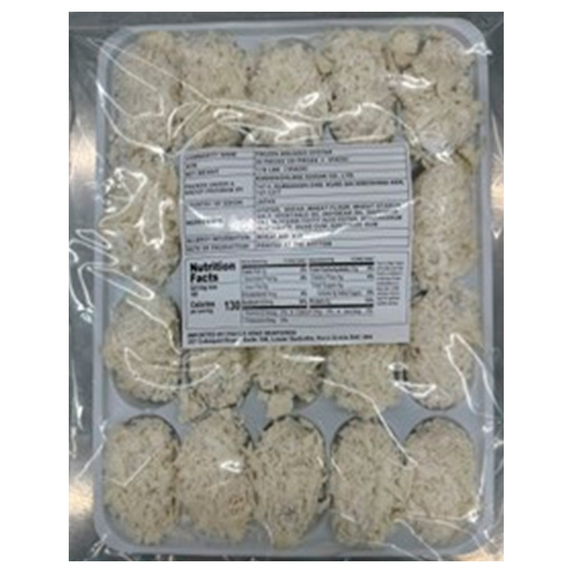 FISHER KING SEAFOODS BREADED OYSTER KAKI FRY 20P JPN 20/1.10 #