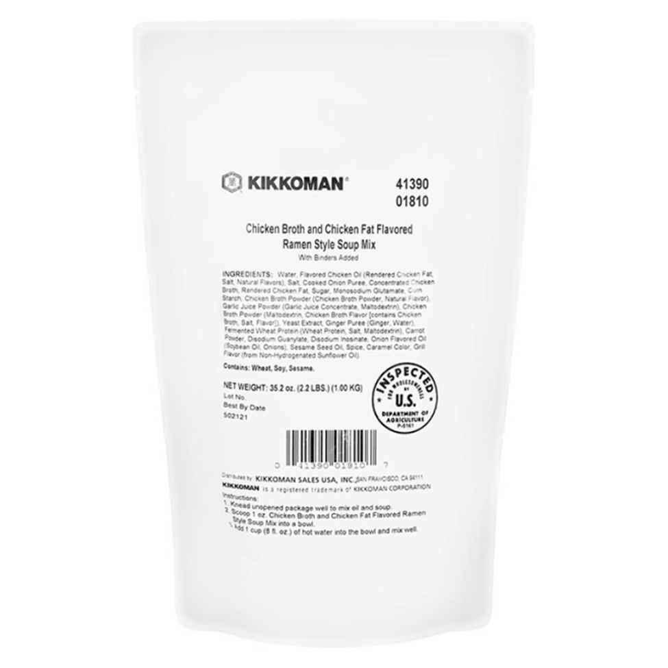 KIKKOMAN CHICKEN PAITAN RAMEN SOUP MIX  4/2.20 #