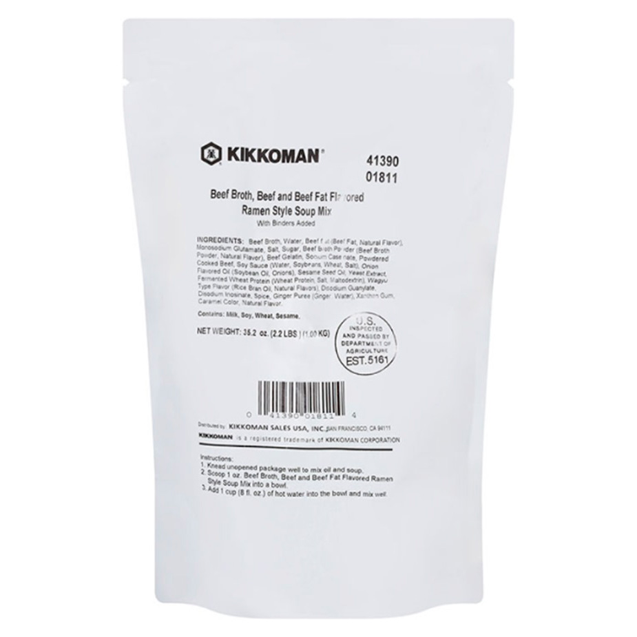 KIKKOMAN BEEF PAITAN RAMEN SOUP MIX  4/2.20 #