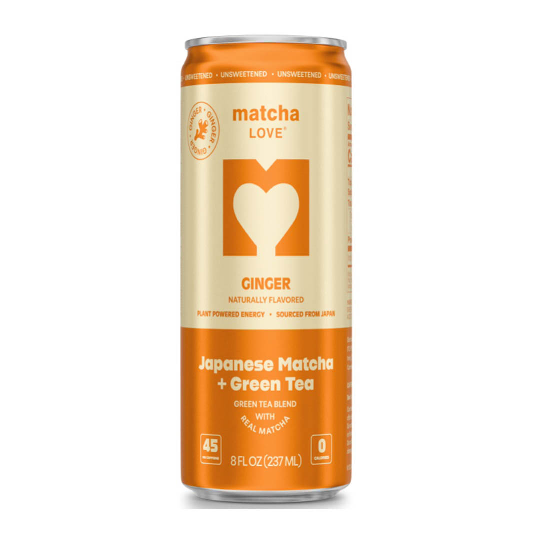 ITOEN MATCHA LOVE UNSWEETENED GINGER MATCHA + GREEN TEA 12/8.00 OZ