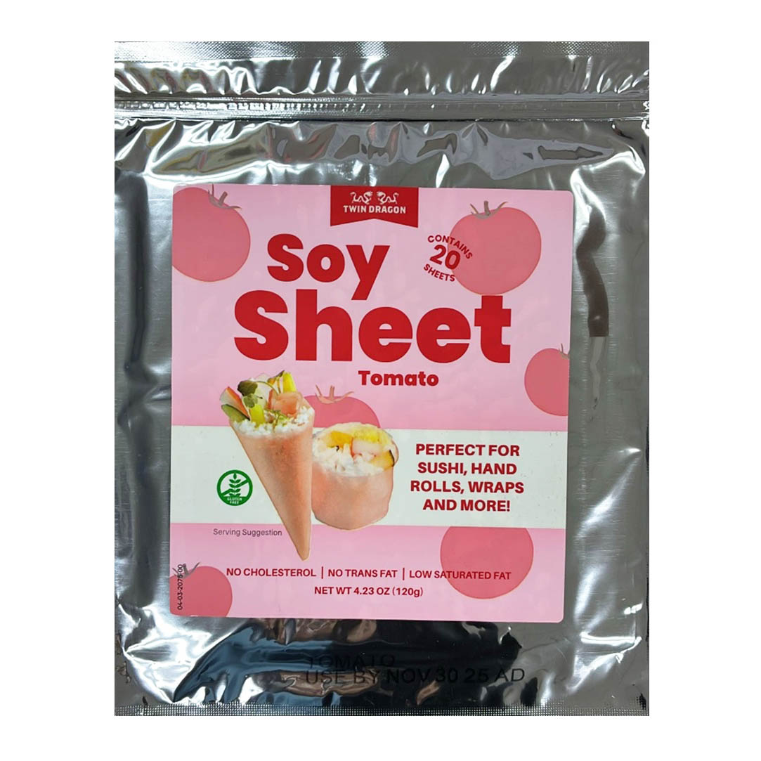 TWIN DRAGON SOY SHEET TOMATO 20P 10/4.23 OZ