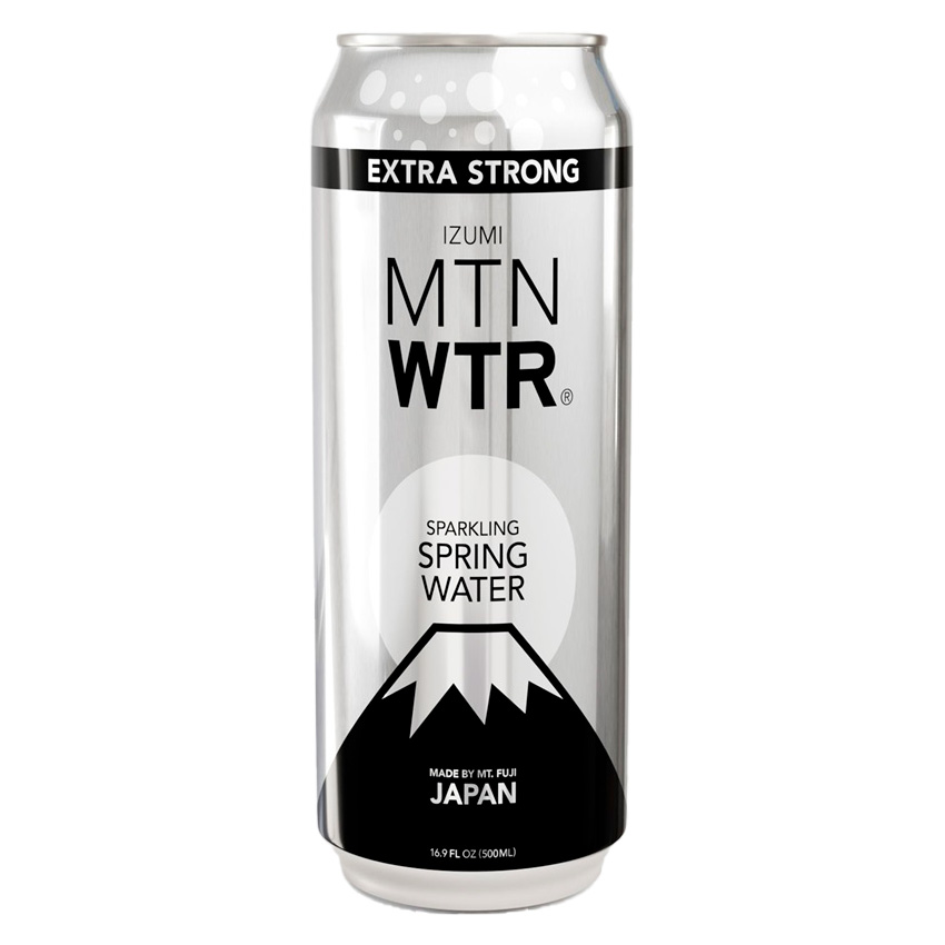 IZUMI MTN WTR EXTRA STRONG SPARKLING SPRING WATER CAN 8/16.90 FZ