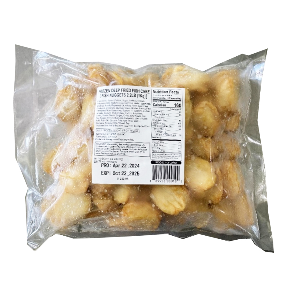 HERO DEEP FRIED FISH CAKE NUGGETS 5/2.2#