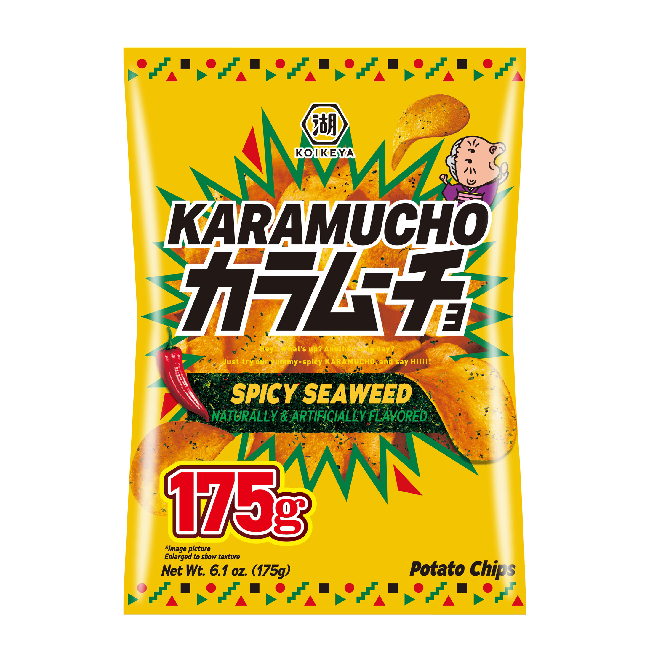 KOIKEYA KARAMUCHO SPICY SEAWEED 6/6.1 OZ