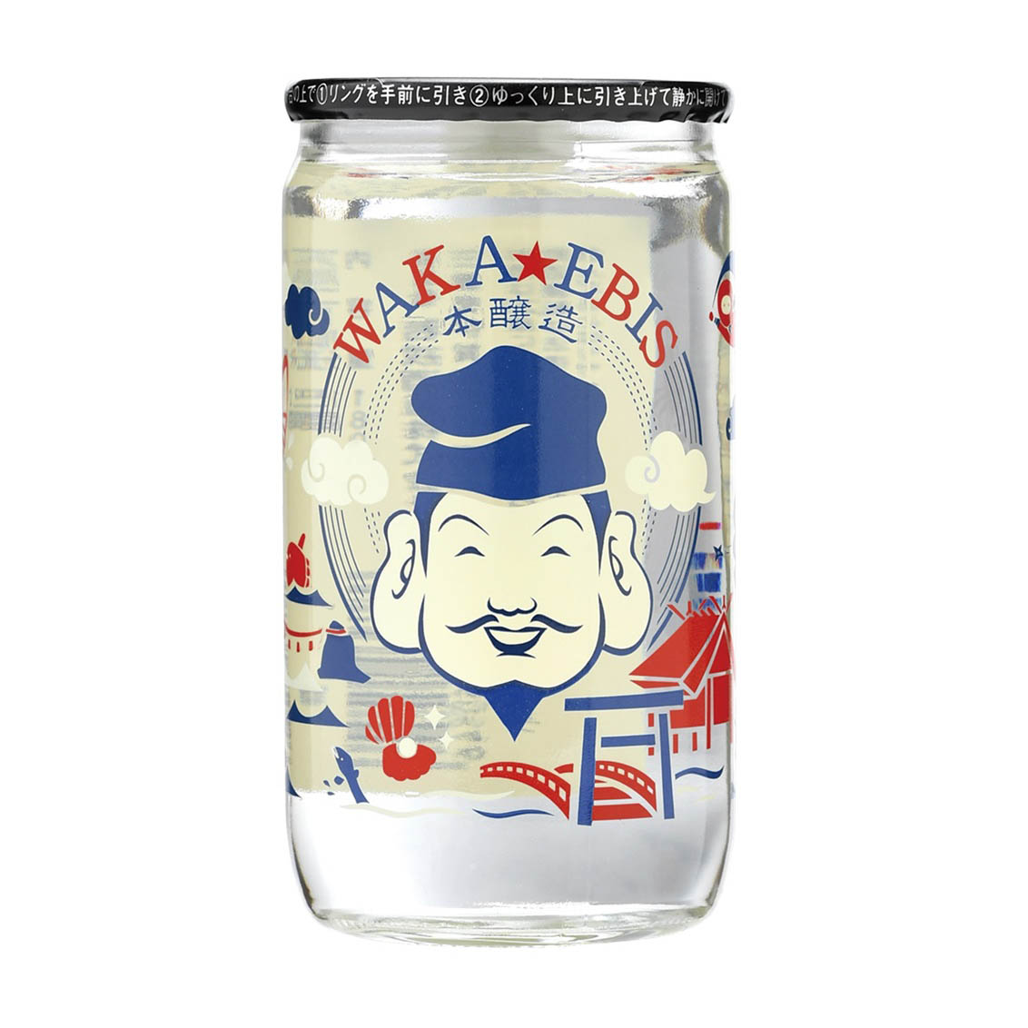 WAKA EBISU MARUMIE HONJOZO SAKE CUP    30/180 ML