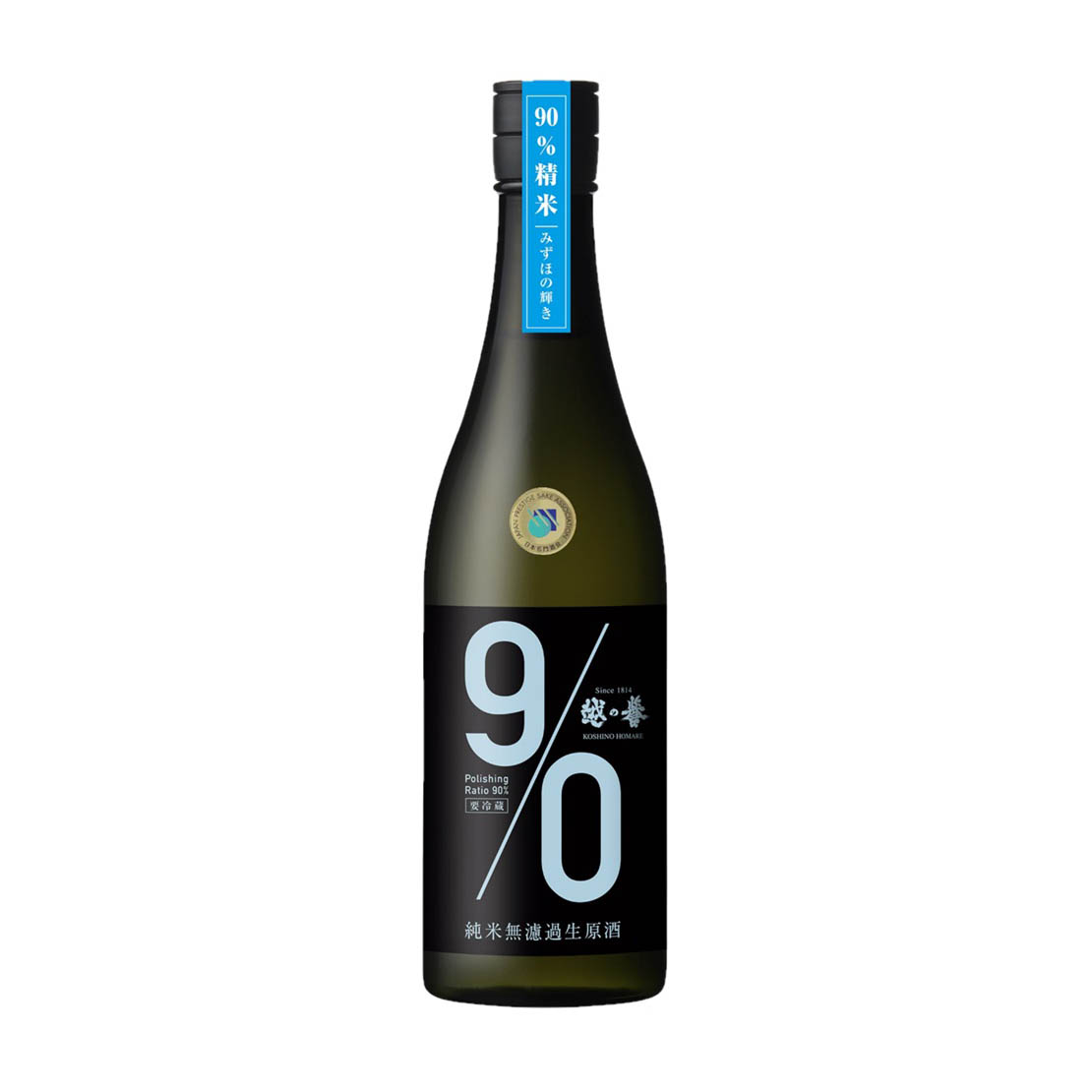 KOSHINOHOMARE 90 BLUE SAKE JUNMAI MUROKA NAMA GENZHU SAKE 12/720 ML