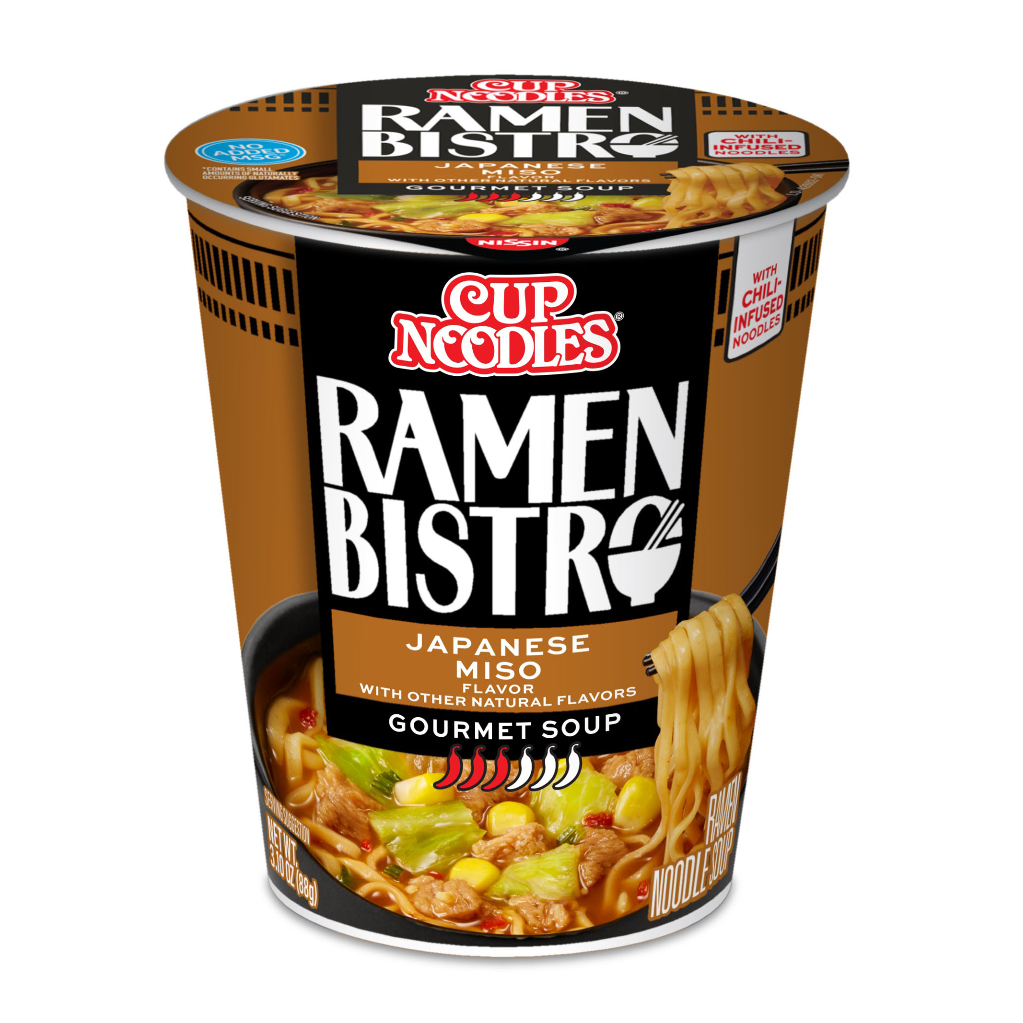 NISSIN FOODS CUP NOODLE RAMEN BISTRO KOREAN GOCHUJANG BEEF 6/3.10 OZ