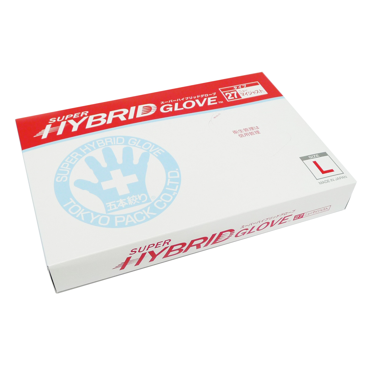 TOKYO PACK SUPER HYBRID GLOVE L  20/200 PC