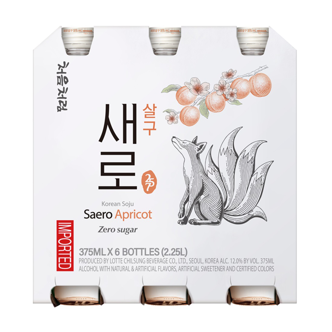 SEARO APRICAT (SOJU)          4/6/375 ML
