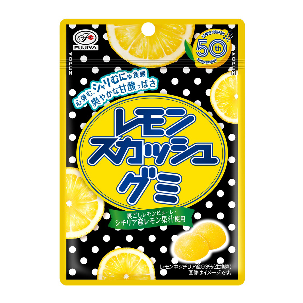 FUJIYA LEMON SQUASH GUMMY  12/10/1.65 OZ