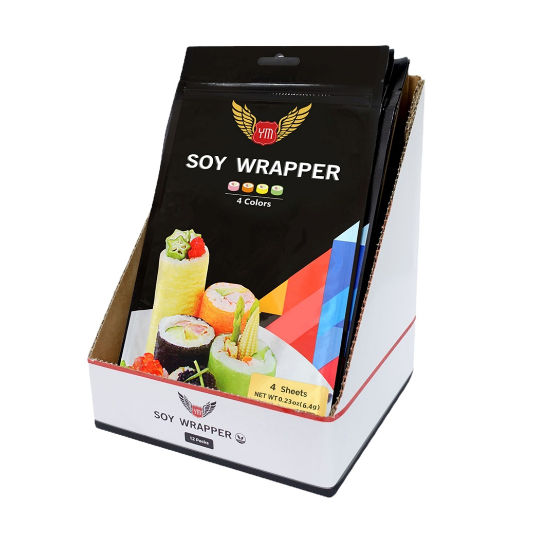 YM SOY WRAPPER 4 COLORS HALF    12/4 SHT