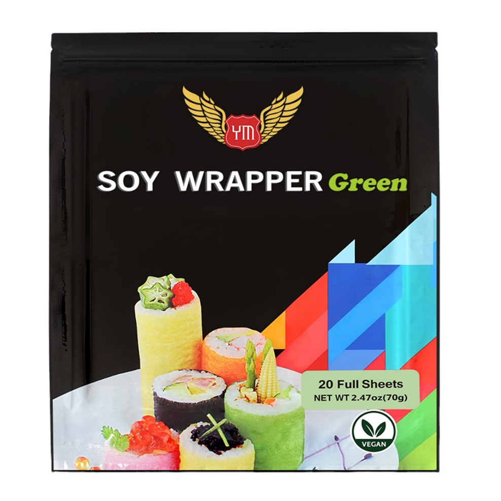 YM SOY WRAPPER GREEN FULL      20/20 SHT