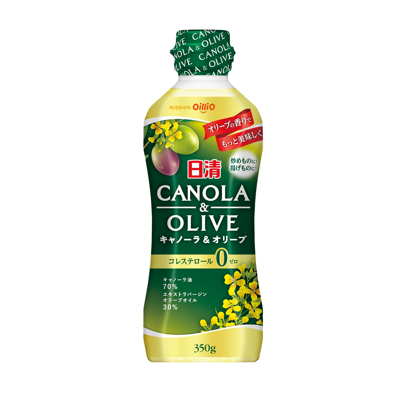 NISSHIN OILLIO CANOLA & OLIVE OIL PET 2/10/12.34 OZ