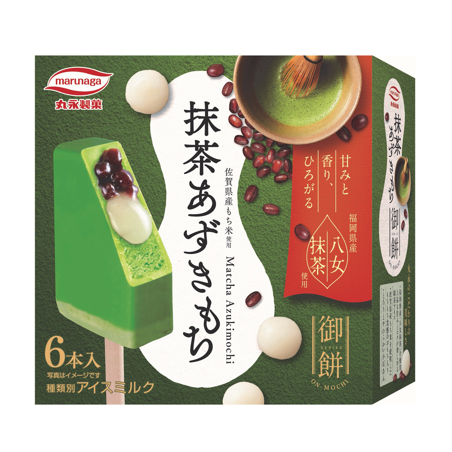 MARUNAGA MATCHA AZUKI MOCHI 6P 8/11.15FZ