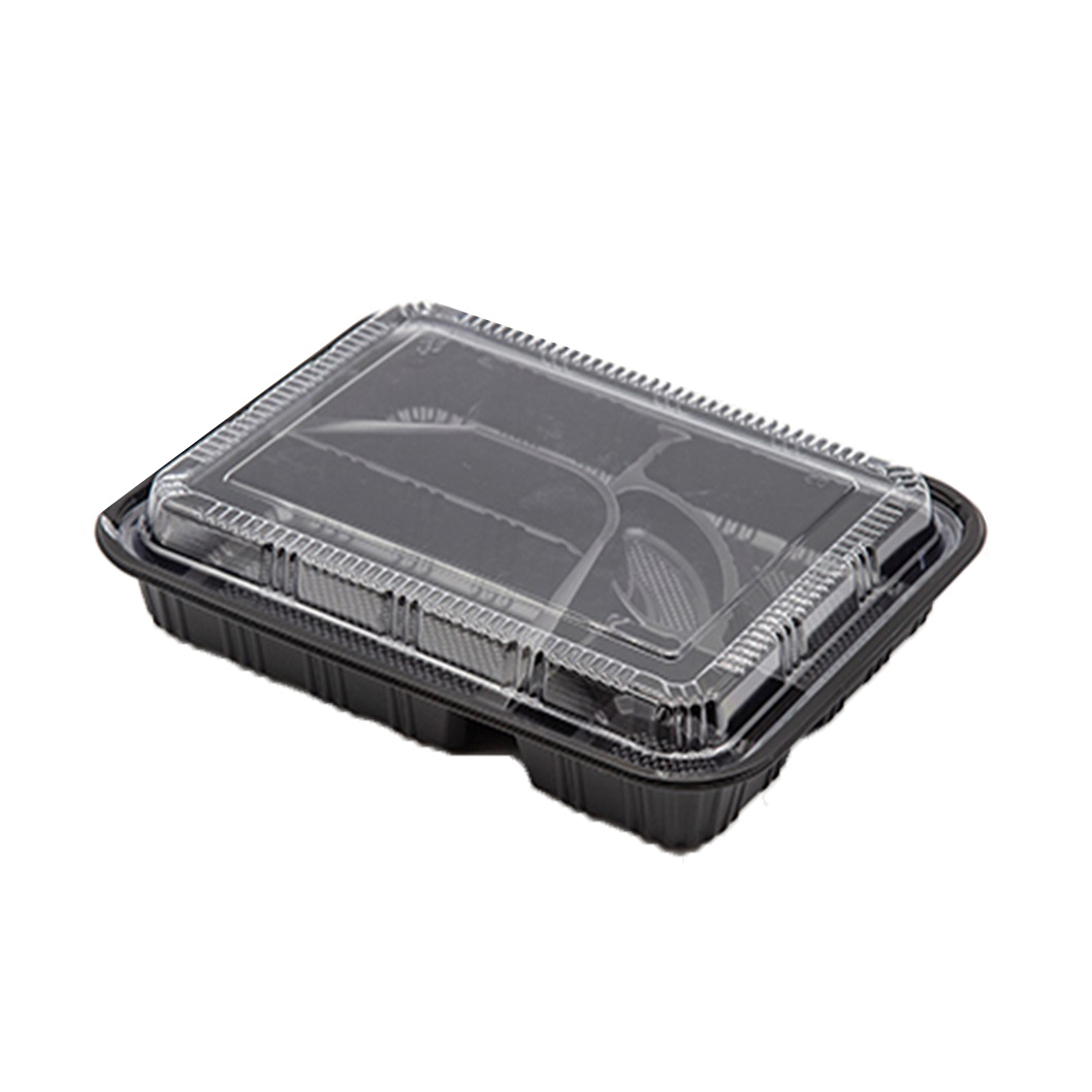 STI STI-306 BENTO BOX 5 COMPARTMENTS WITH LID R5   4/50 PC