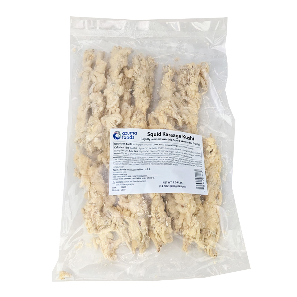 AZUMA FD SQUID IKAGESO KARAAGE KUSHI 20P 10/1.54 #