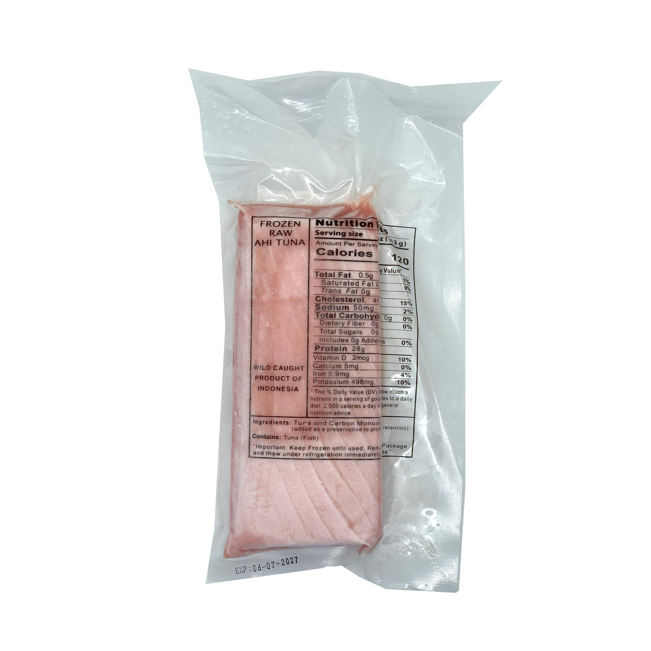 PT YELLOWFIN TUNA SAKU WIDE FROZEN WILD INDONEZIA 10.00 #