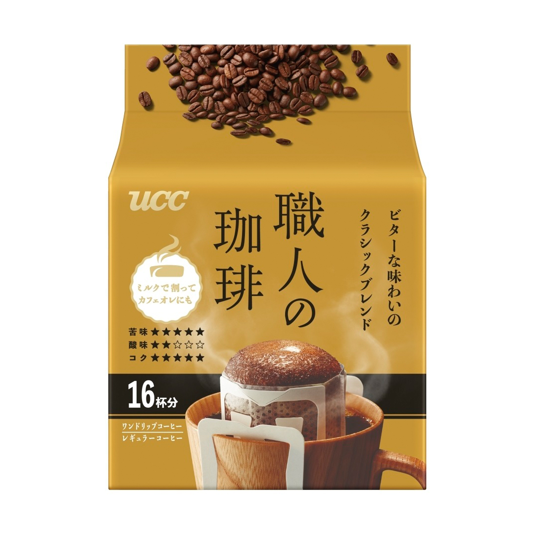 UCC COFFEE DRIP BITTER CLASSIC BLEND 16P 2/6/3.95 OZ