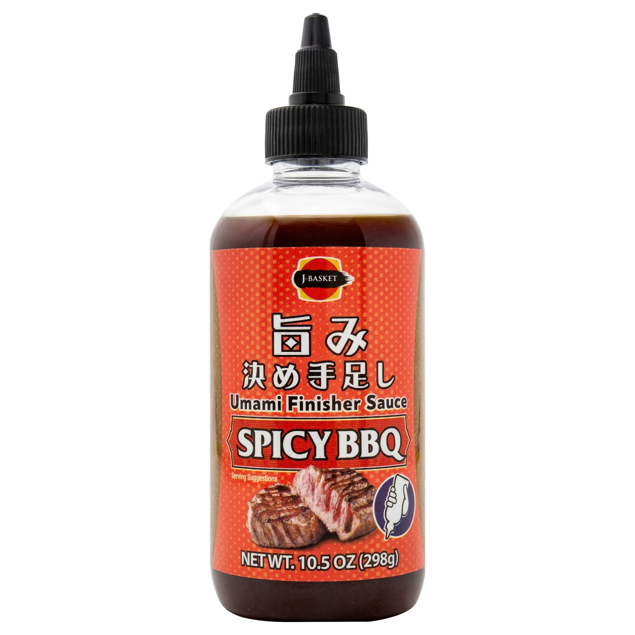 J-BASKET UMAMI FINISHER SPICY BBQ SAUCE 12/10.50 OZ