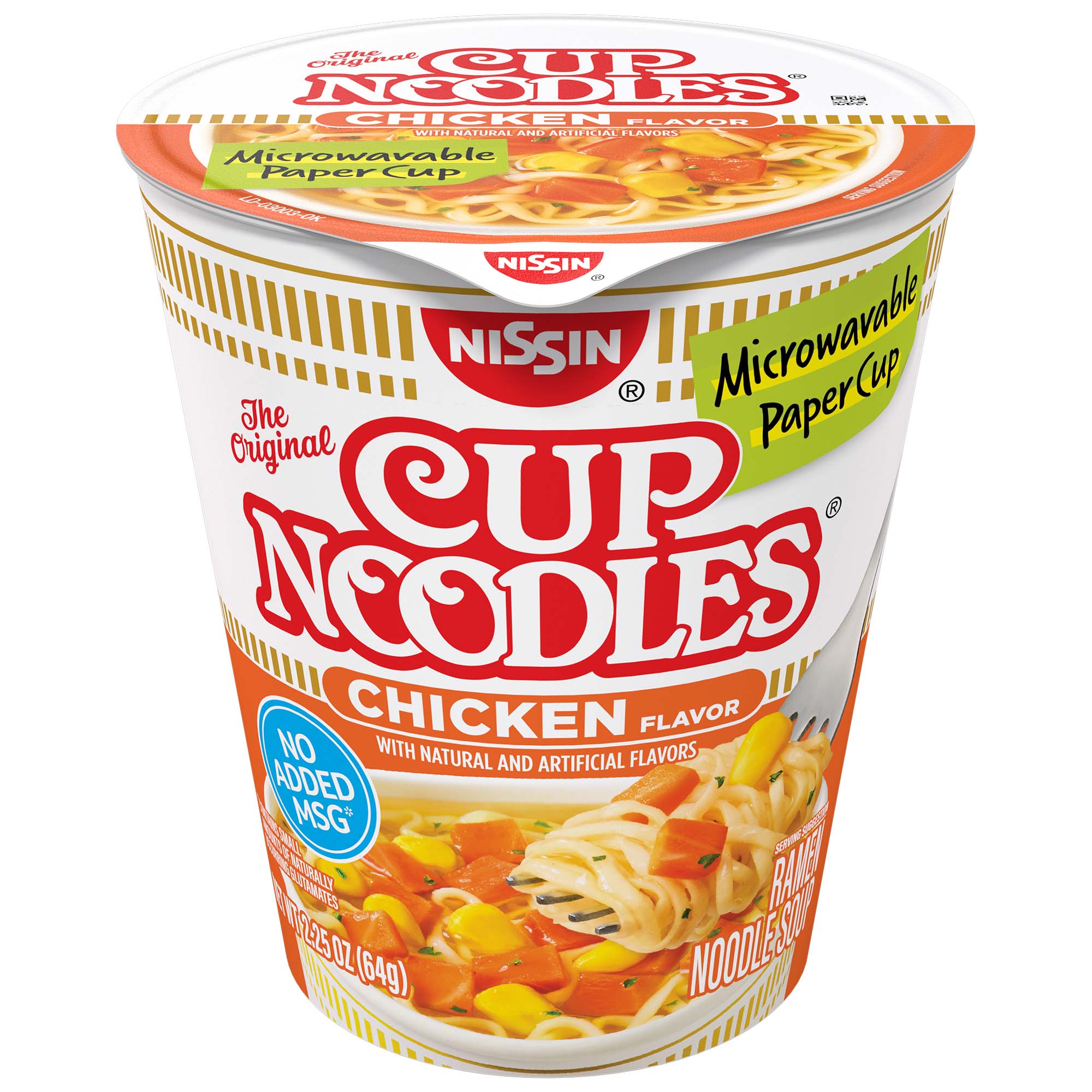 NISSIN FOODS CUP NOODLE CHICKEN        12/2.25 OZ