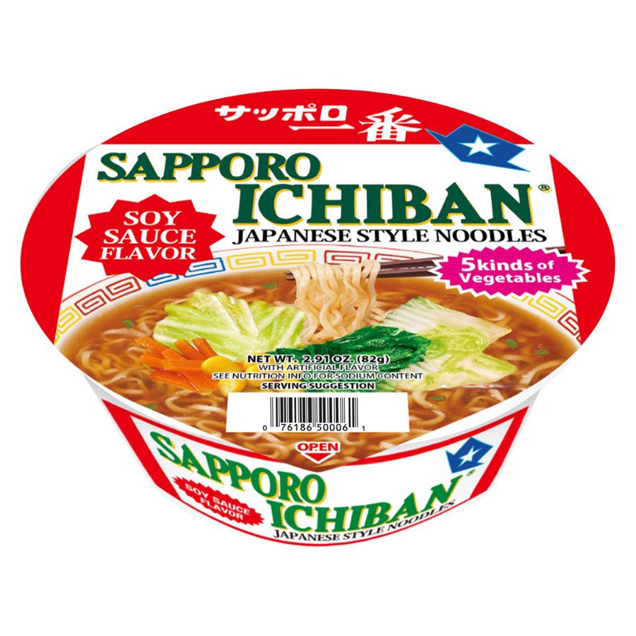 SAPPORO ICHIBAN SHOYU RAMEN BOWL    12/2.91 OZ