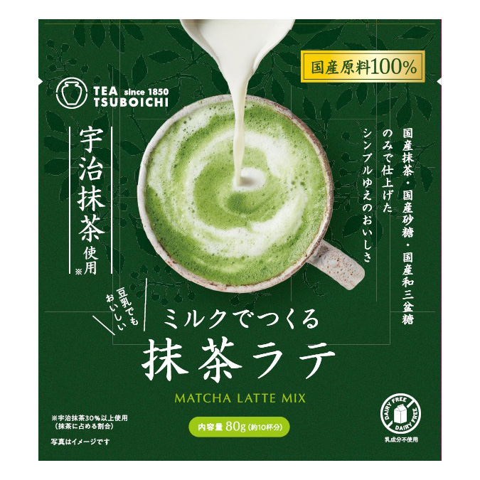 TSUBOICHI MILK DE TSUKURU MATCHA LATTE MIX 12/2.82 OZ