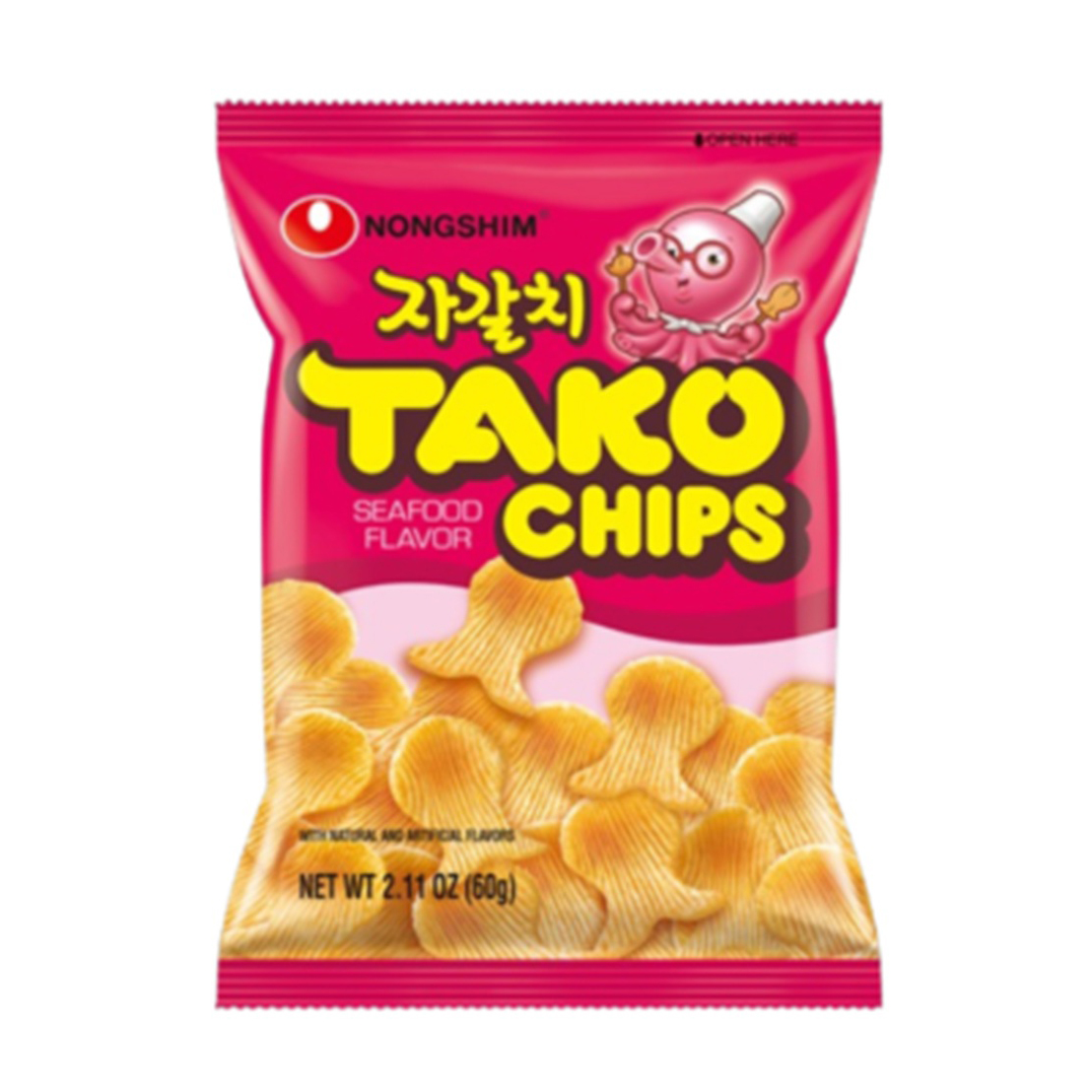 NONGSHIM TAKO CHIPS                20/2.11 OZ