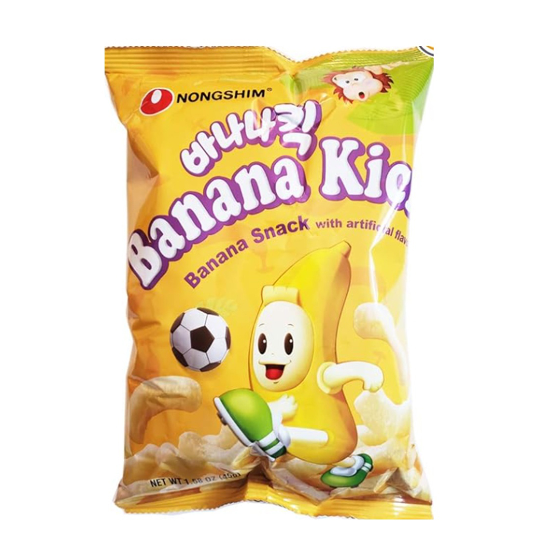 NONGSHIM BANANA KICK CORN PUFFS     20/1.58 OZ