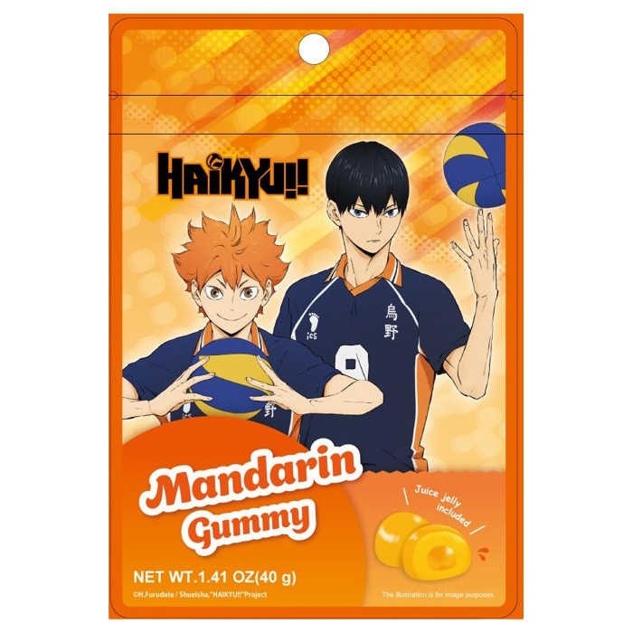 HAIKYU!! MANDARIN GUMMY     6/10/1.41 OZ